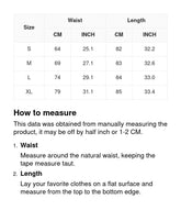 Plaid Button Decor Elastic Waist Skirt Sai Feel